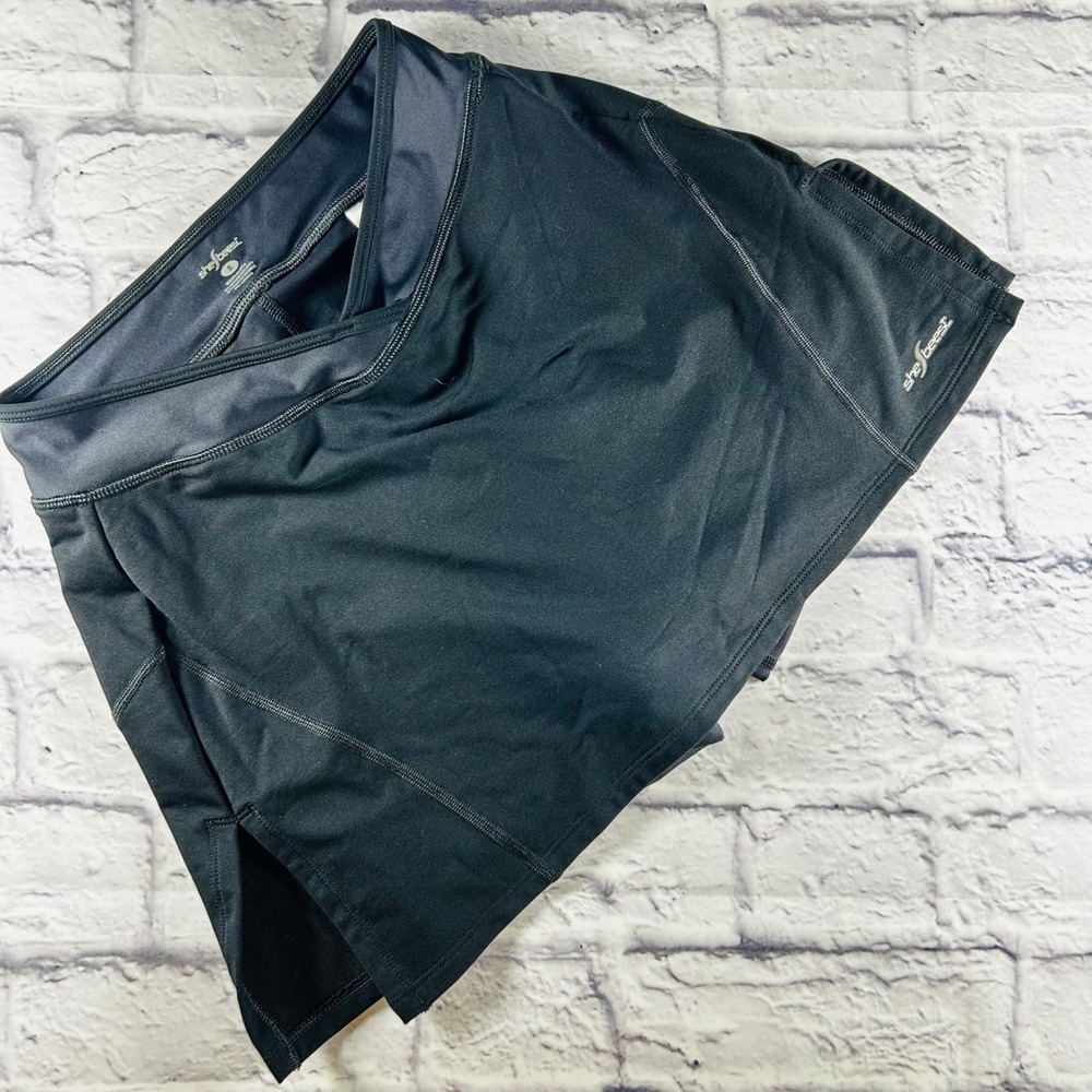 Shebeest Women's Padded Bike Skort Black Cycling Skirt Size Small